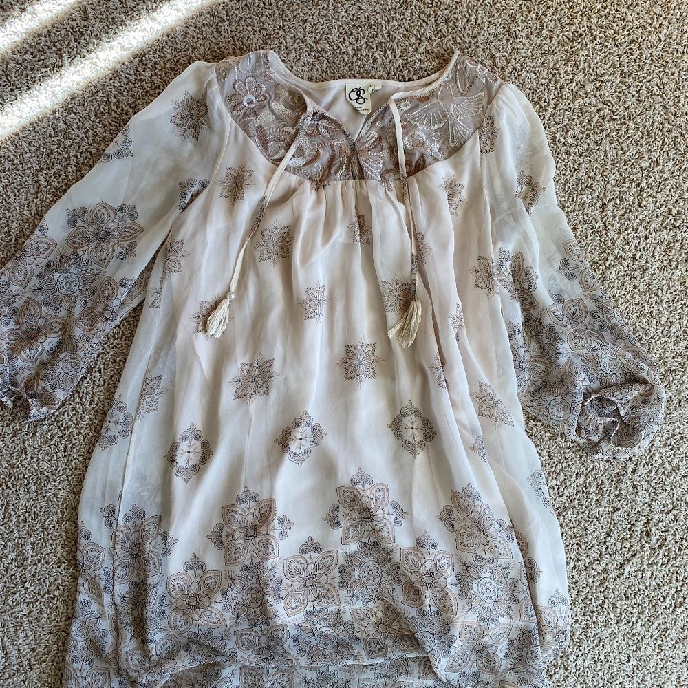 Long Sleeved Boho Tunic